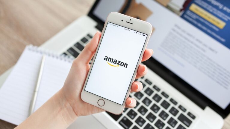 amazon on phone