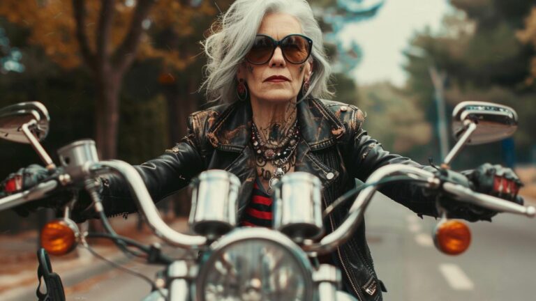 14 Reasons Why Grandparenting is Not What It Used to Be 3 senior biker grandma